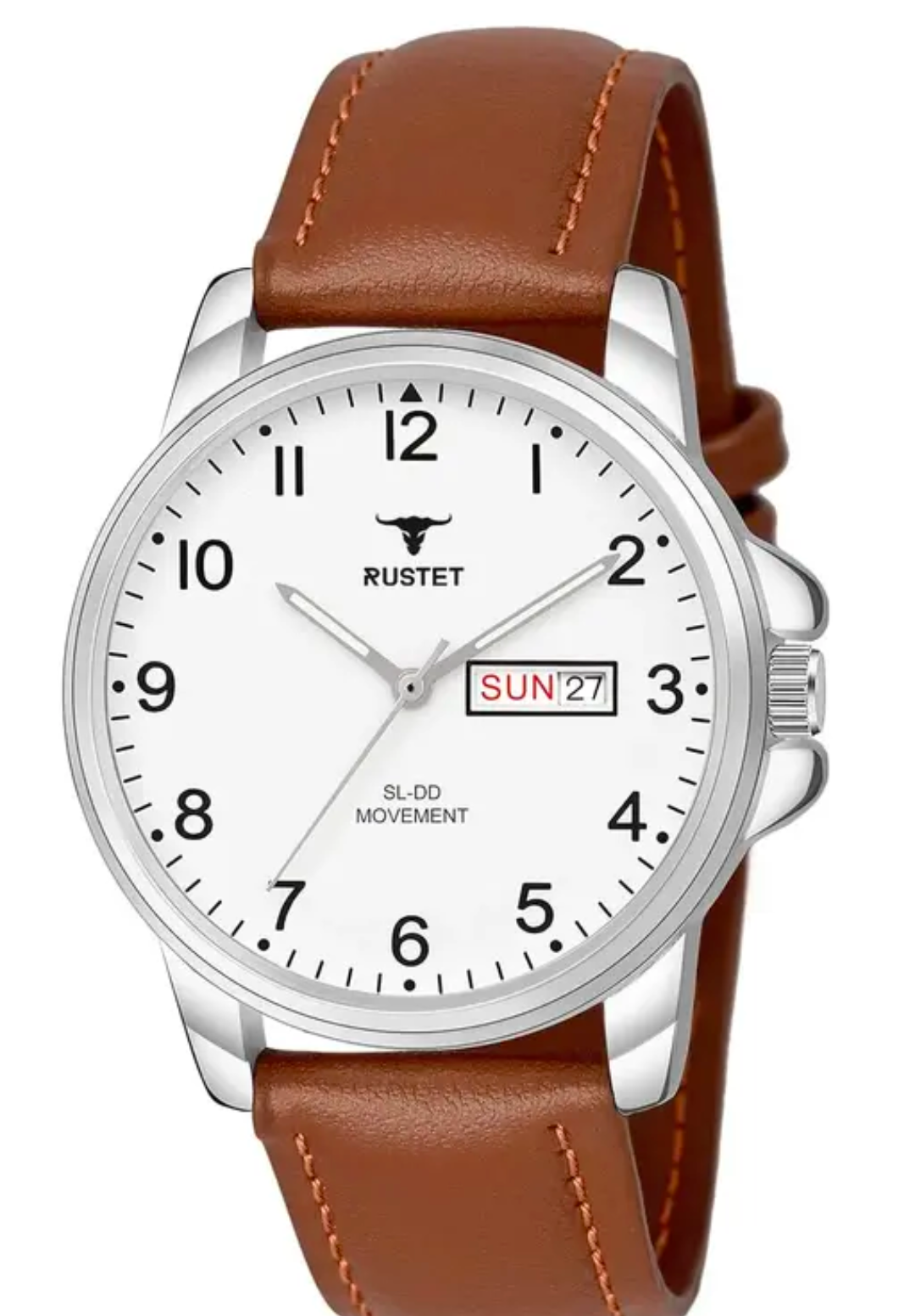 Rustet Analog Watch – Classic Style with Leather Strap