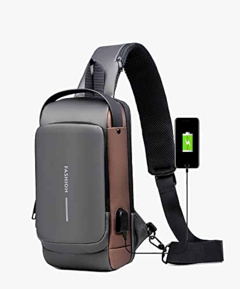 Modern Anti-Theft Backpack with USB – Dual Tone Design