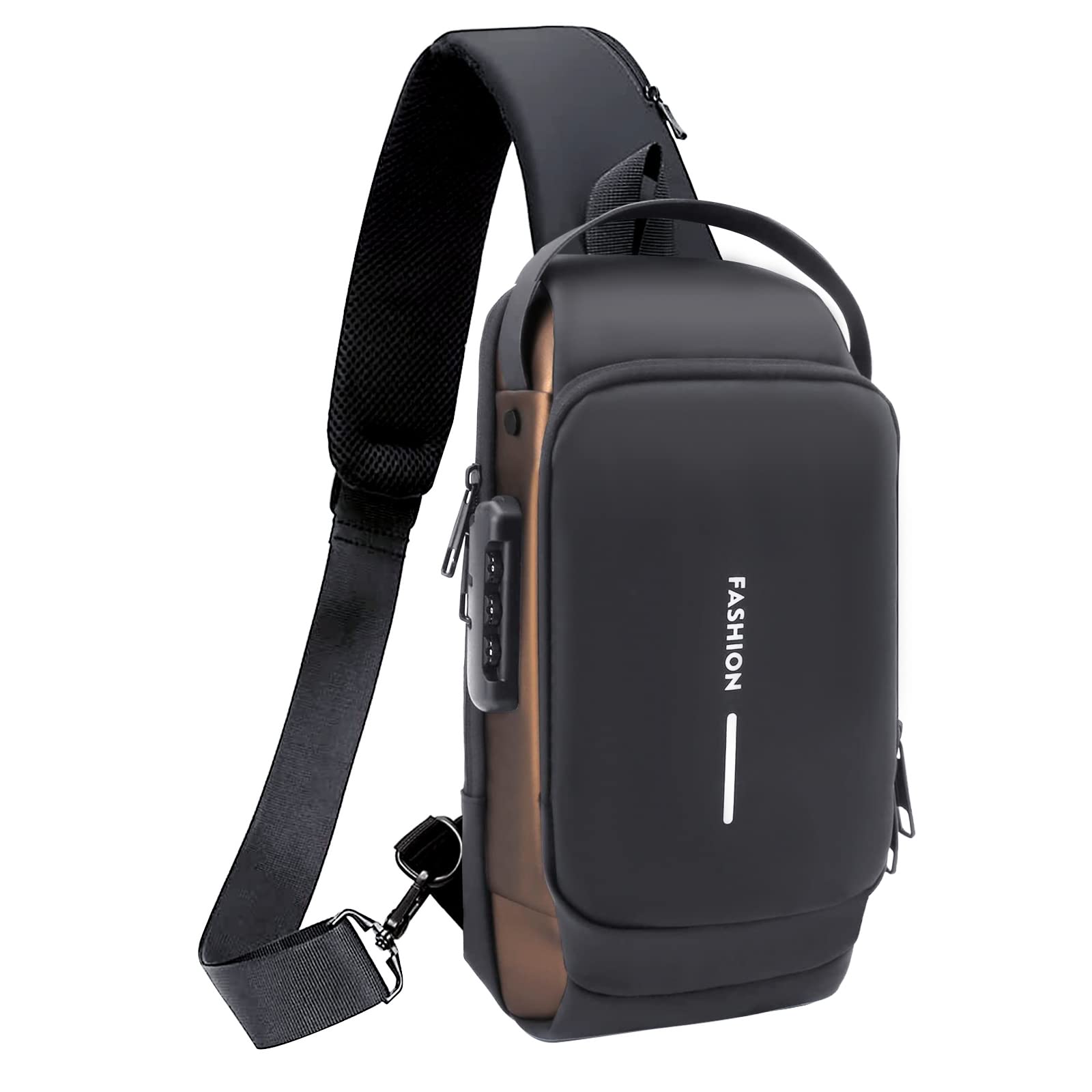 Modern Anti-Theft Backpack with USB – Dual Tone Design