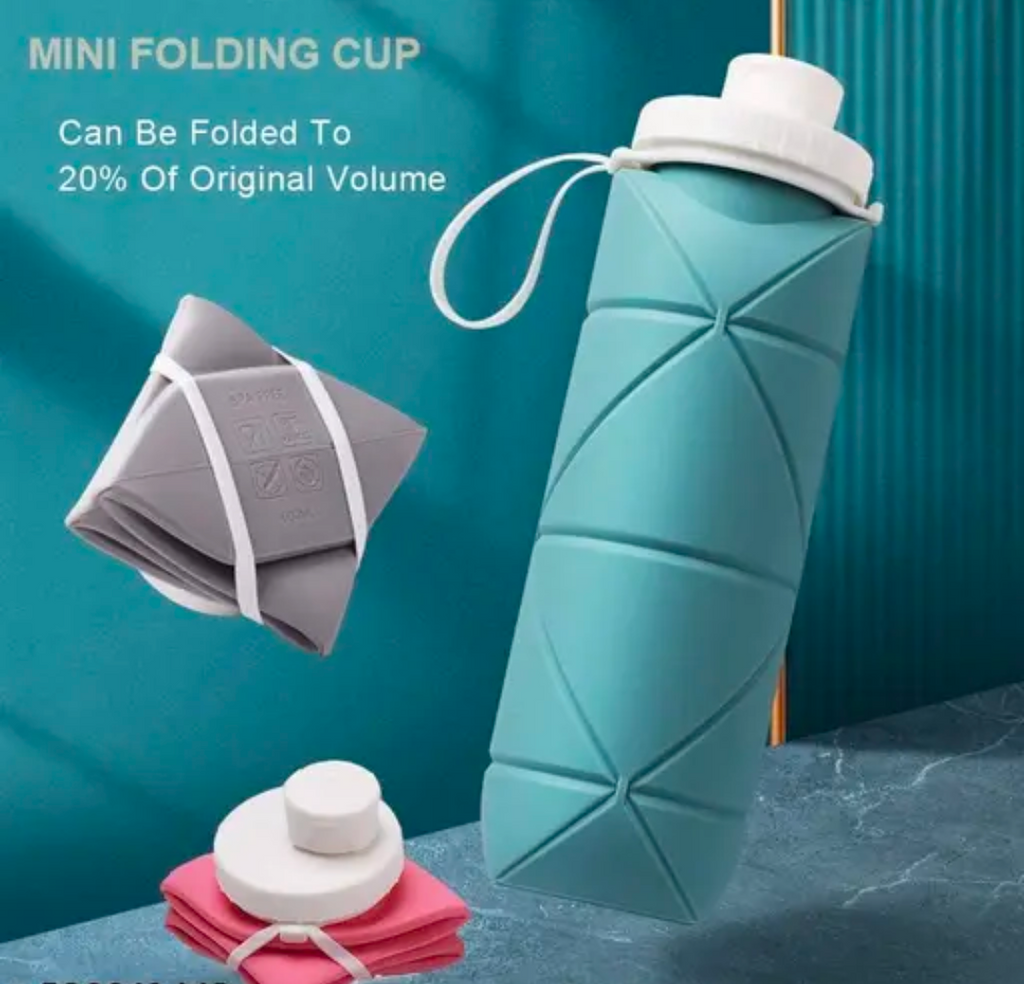 Silicone Collapsible Water Bottle – Lightweight, Reusable, Handy